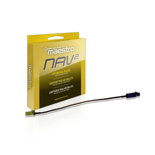 MAESTRO NAV2 FAKRA TO AFTERMARKET NAVIGATION ANTENNA ADAPTOR FOR SELECT PIONEER RECEIVERS