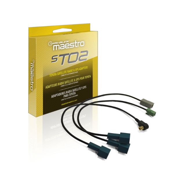MAESTRO SATELLITE RADIO/GPS PLUGS ADAPTOR FOR SELECT TOYOTA MODELS 2012+