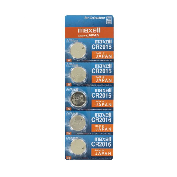 CR2016 BATTERY (5 PACK)