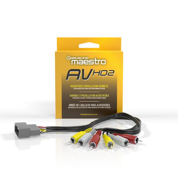 MAESTRO REAR SEAT VIDEO HARNESS FOR SELECT HONDA MODELS 2009 TO 2013