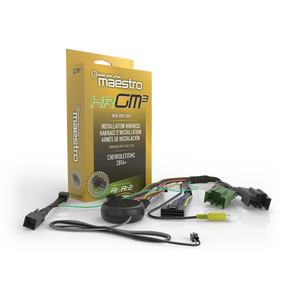 GM3 T-HARNESS FOR 2014+ GM VEHICLES WITH SPEAKER & HU CONNECTORS