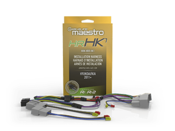 HK1 T-HARNESS FOR SELECT HYUNDAI/KIA VEHICLES WITHOUT FACTORY AMPLIFIERS INCLUDES HU CONNECTORS