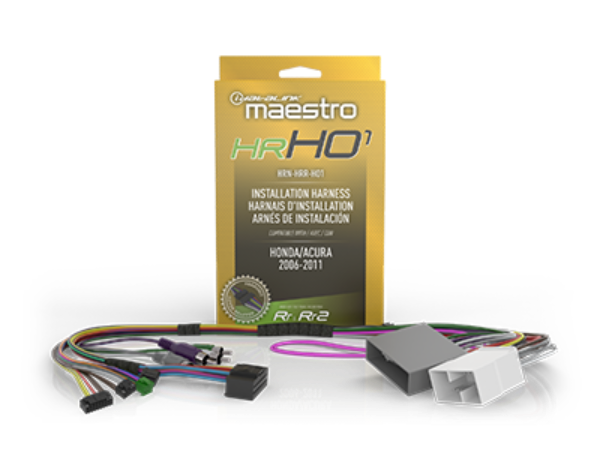 HO1 T-HARNESS FOR SELECT HONDA AND ACURA VEHICLES 2006-2011 WITH HU CONNECTORS