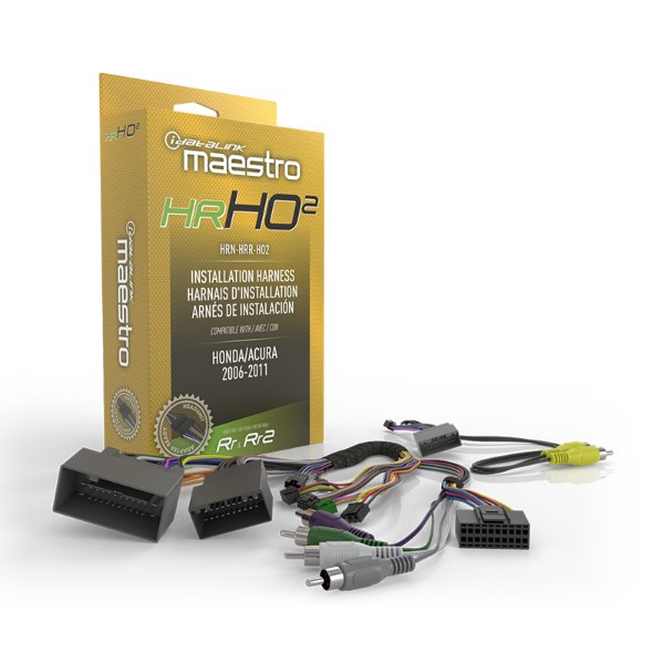 HO2 T-HARNESS FOR 2008+ HONDA VEHICLES WITH SPEAKER & HU CONNECTORS