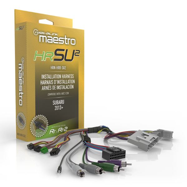 SU2 T-HARNESS FOR 2012-2021 SUBARU VEHICLES WITH HU CONNECTORS