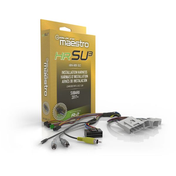 MAESTRO SU3 T-HARNESS FOR SELECT SUBARU MODELS 2017 TO 2020