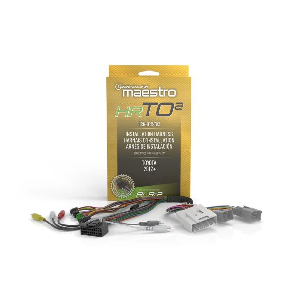 TO2 T-HARNESS FOR 2012-2021 TOYOTA VEHICLES WITH HU CONNECTORS
