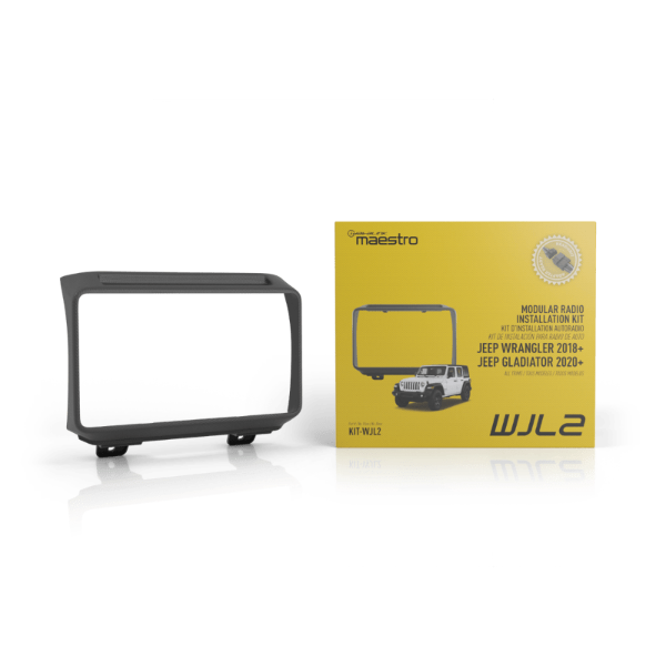 RADIO REPLACEMENT DASH KIT FOR THE 2019-UP JEEP WRANGLER AND 2020-UP GLADIATOR