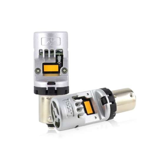 LUCAS LIGHTING 1156 BA15S 16 LED CANBUS BULB (AMBER)