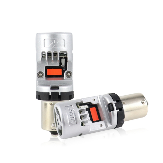 LUCAS LIGHTING 1156 BA15S 16 LED CANBUS BULB (RED)
