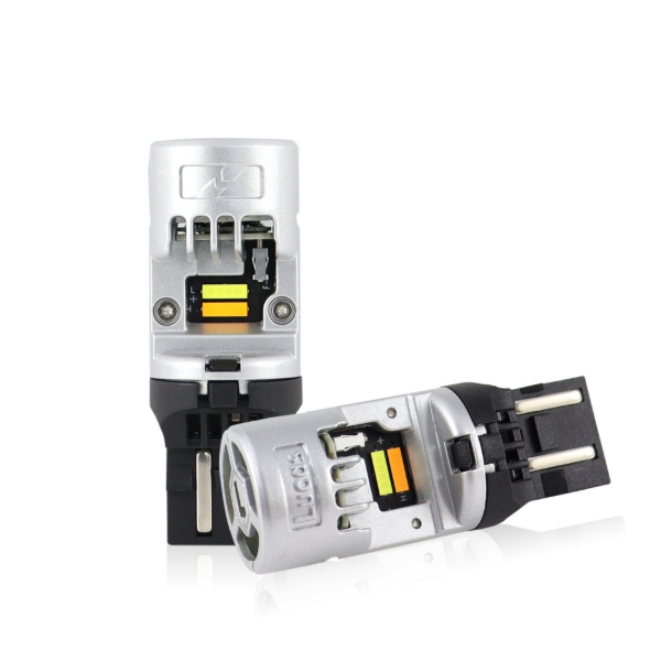 LUCAS LIGHTING 7443 LED BULB SWITCHBACK (WHITE/AMBER)