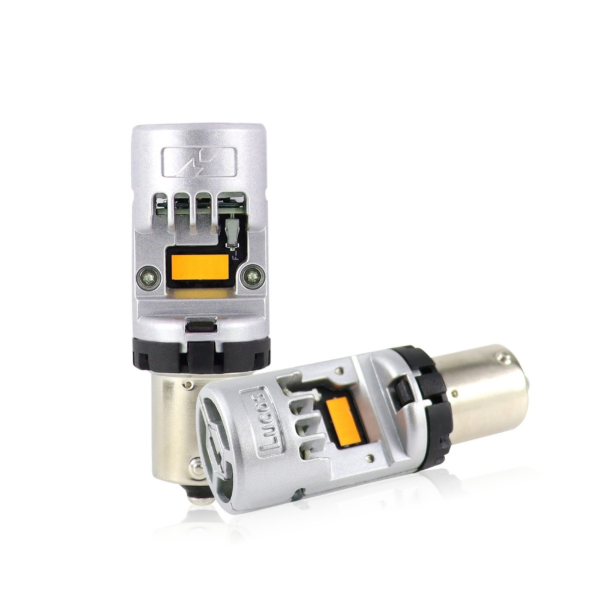 LUCAS LIGHTING 1156 BAU15S 16 LED CANBUS BULB (AMBER)