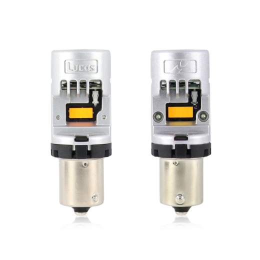 LUCAS LIGHTING 1156 BAU15S 16 LED CANBUS BULB (AMBER)