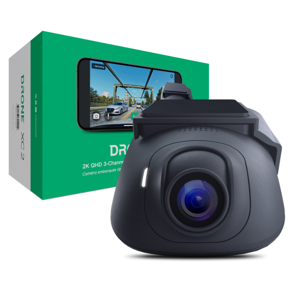 DRONEMOBILE DRONE XC2 DASH CAMERA WITH LTE + GPS + WI-FI, 3 CHANNEL SUPPORT